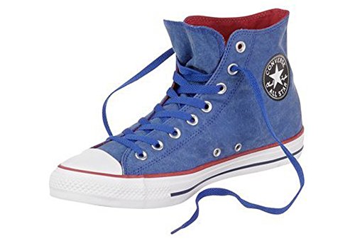 Converse Unisex Schuhe Chucks Ct All Star Hi Washed Can 142232c Radio Blue Blau 36