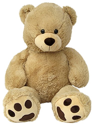Wagner 9055 - Riesen XXL Teddybär 100 cm groß in hell-braun - Plüschbär Kuschelbär Teddy Bär in beige