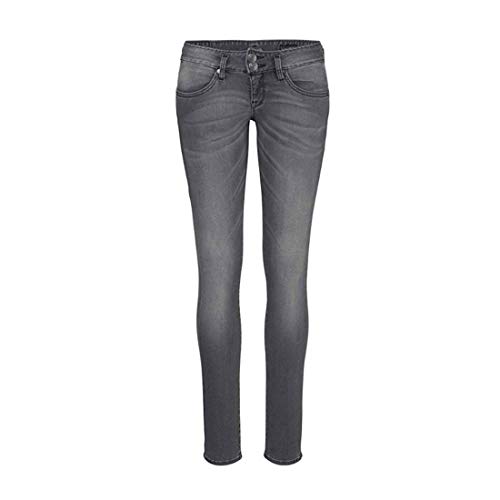 Herrlicher Damen Jeans Mora Slim-fit-Jeans grau Hose Röhrenjeans (W25/L30)