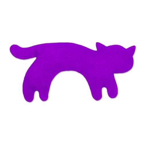 Wärmekissen kleine Katze Minina, Farbe:Purpur (Lila) / Mitternacht (Schwarz)