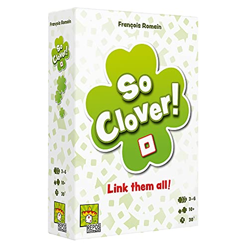 Repos, So Clover!, Board Game, 3-6 Players, Ages 10+, 30 Minute Playing Time