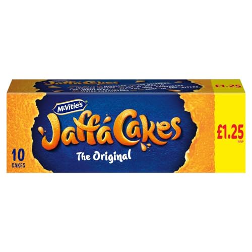McVitie's Jaffa Cakes Original Kekse, 10 Kuchen, 110 g (Box mit 12 Kartons)