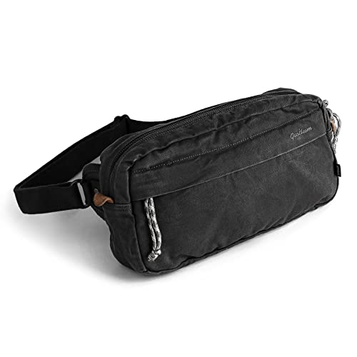 Gootium Herren Crossbody Pack – Canvas Daily Essentials Sling Bag Small Shoulder Backpack, anthrazit, Medium