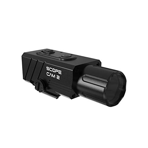 RunCam Scope Cam 2 Airsoft Kamera 1080P HD WiFi Paintball Gel Ball Zoom Kamera, Vollaluminium Gehäuse IP64 Wasserdicht, 240min Videoaufnahme, Instant-on Record Schalter (25mm Mid Rang Lens)