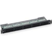 Equip ISDN So Patch Panel - Patch Panel - Schwarz - 1U - 50 Ports (125295)