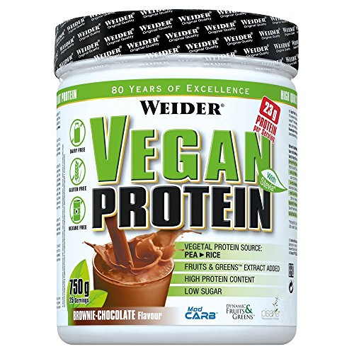 Weider Vegan Protein 750g Dose Brownie Schoko