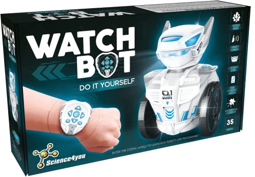 Science4you - Watchbot, pädagogisches STEM-Spielzeug, DIY-Roboter und Smartwatch-Controller für Kinder +8 Jahre