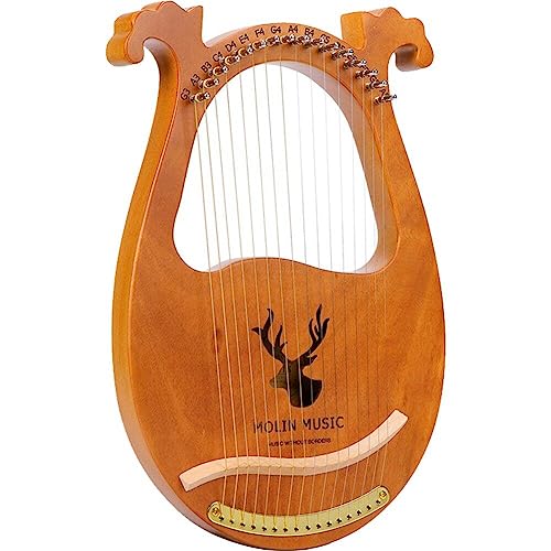 Lyre Harp 16 Saiten Lyre Klavier Holz Musikinstrument Stringinstrument Für Kinder Erwachsene Musikbegeisterte