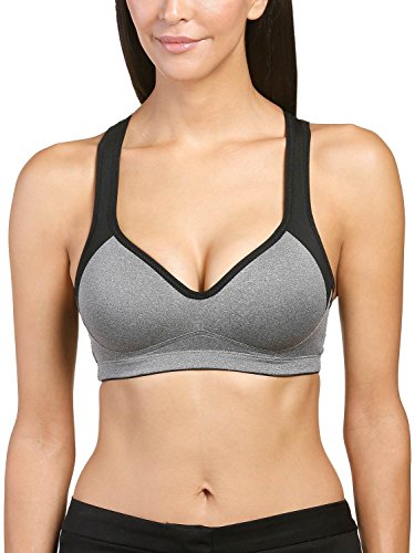 Naturana Damen 5349 Sport-BH, Multicoloured (Grey/Pink/Black), 75D