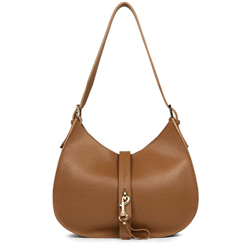 Lancaster Unisex-Erwachsene Foulonné Double Hook Stofftasche, Camel_IN_OR