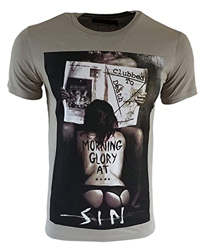Religion Clothing T-Shirt REL Paper (L, Flint)