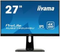 Iiyama Prolite XUB2792UHSU-B1 LED-Monitor 68.6 cm (27 Zoll) EEK B (A++ - E) 3840 x 2160 Pixel 4K 4 ms DVI, HDMI™, DisplayPort, USB 3.0, Kopfhörer (3.5 mm