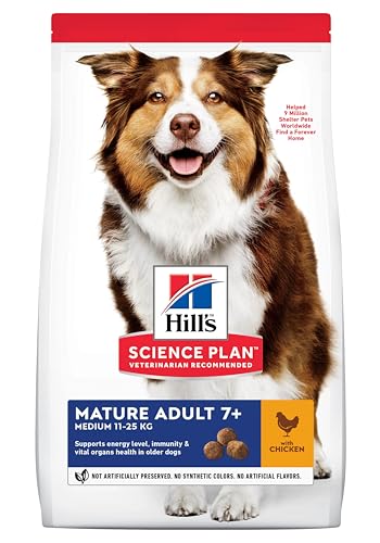 Hill's Mature Adult 7+ Medium - Dry Food for Mature Dogs with Chicken 2.5 kg