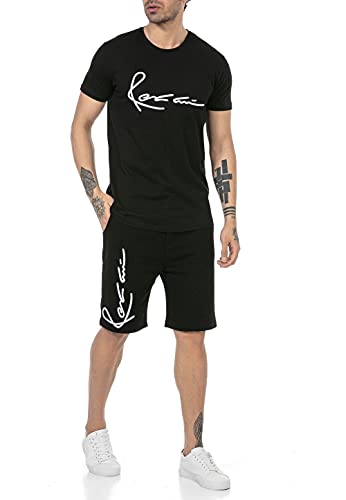 Redbridge 2-teiliges Set T-Shirt und Short signed Style Sweat Pants schwarz Gr.XL