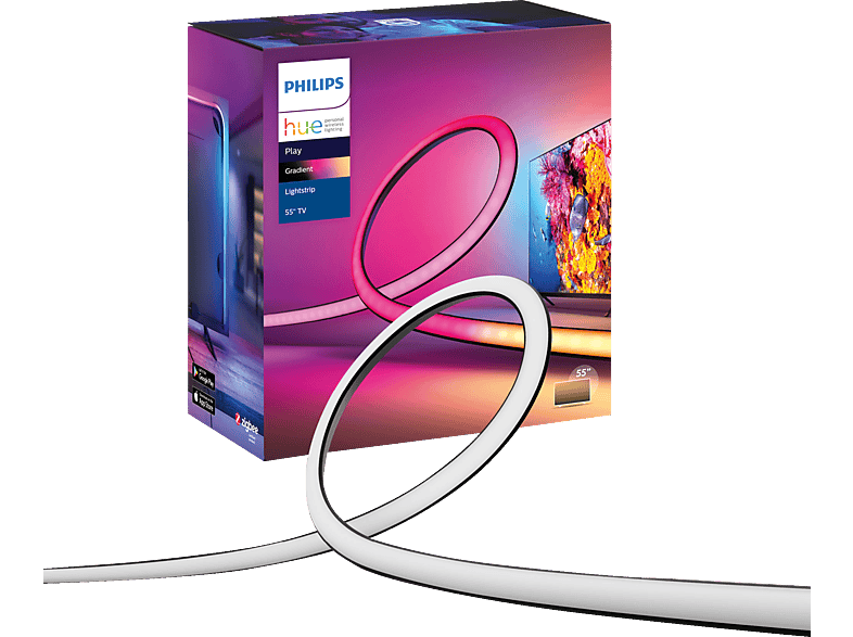 PHILIPS Hue Play Gradient 55 Zoll Lightstrip 16 Mio. Farben