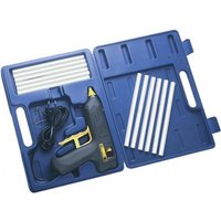 C.K Heißklebepistole-Set, in praktischer Transportbox gewährleistet schnelle Aufheizung und guten Klebstoffluss (T6216)