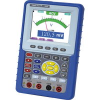 PeakTech P 1195 100 MHz / 2 CH Hand-Oszilloskop mit Digitalmultimeter