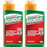 Roundup AC Konzentrat - 2x 400 ml - Unkrautvernichter zur Bekämpfung von Moos und Unkräutern