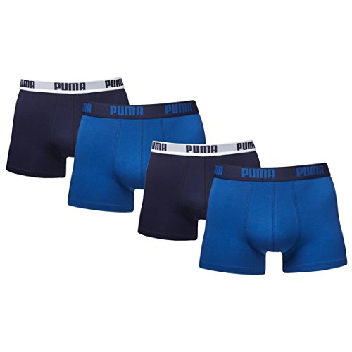 10 er Pack Puma Boxer shorts / true blue / Size L / Herren Unterhose