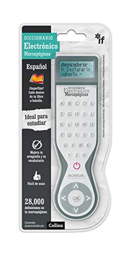 Wenn Spanisch monolingual Elektronisches Wörterbuch Lesezeichen – Grau grau