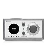 Tivoli Audio Model One+ FM/DAB+ Radio mit Bluetooth und Fernbedienung, grau/weiß