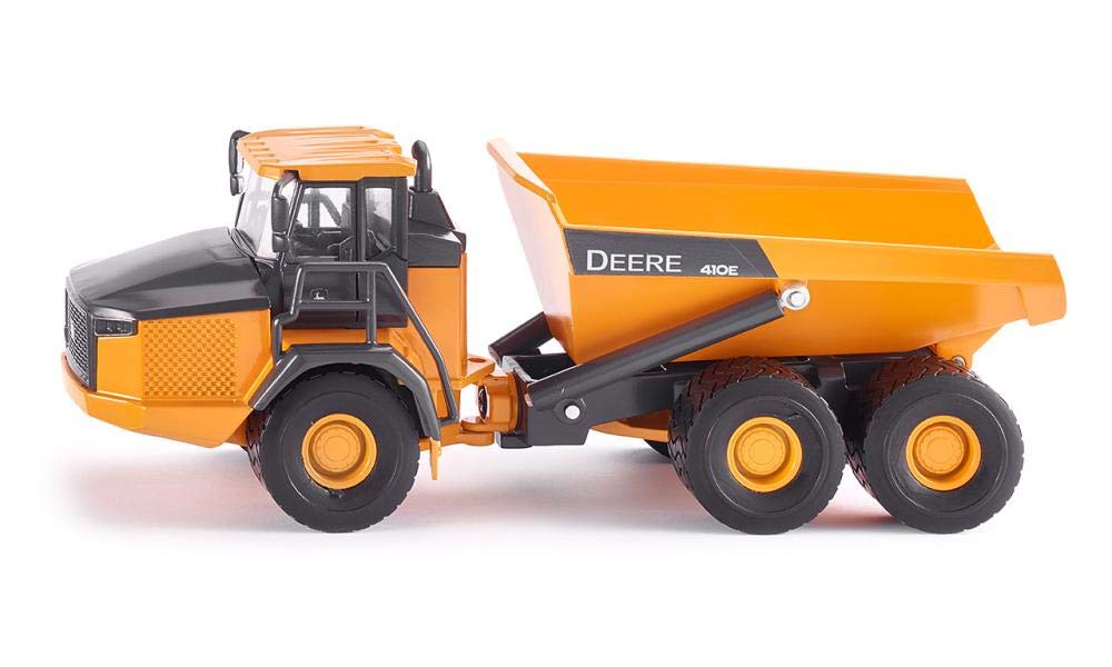 siku 3506, John Deere Dumper, Baustellenfahrzeug, 1:50, Metall/Kunststoff, Orange, Kippbare Mulde
