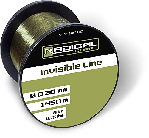 Radical Ø0,30mm Invisible Line 1450m 8,0kg,16,5lbs grün, 1450 m