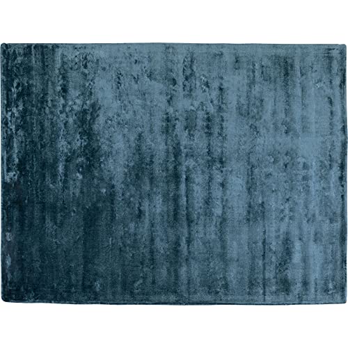 Kare Teppich Cosy Ocean 240x170cm, Unterseite Baumwolle, Oberseite: 100% Viskose, Blau