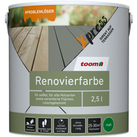 toom Renovierfarbe für Terrassen graphitfarben matt 2,5 l