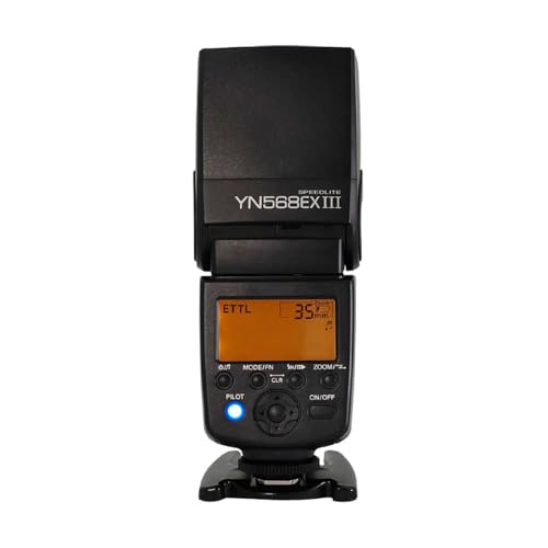 Yongnuo YN568EX III Wireless Master und TTL Flash Speedlite mit Hochgeschwindigkeits-Synchronisation für Canon DSLR Kamera
