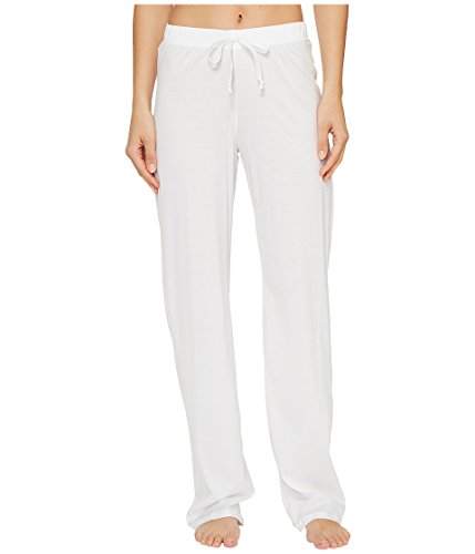 HANRO Damen Hose lang Cotton Deluxe, Weiß (white 0101), 34/36 (Herstellergröße: XS)