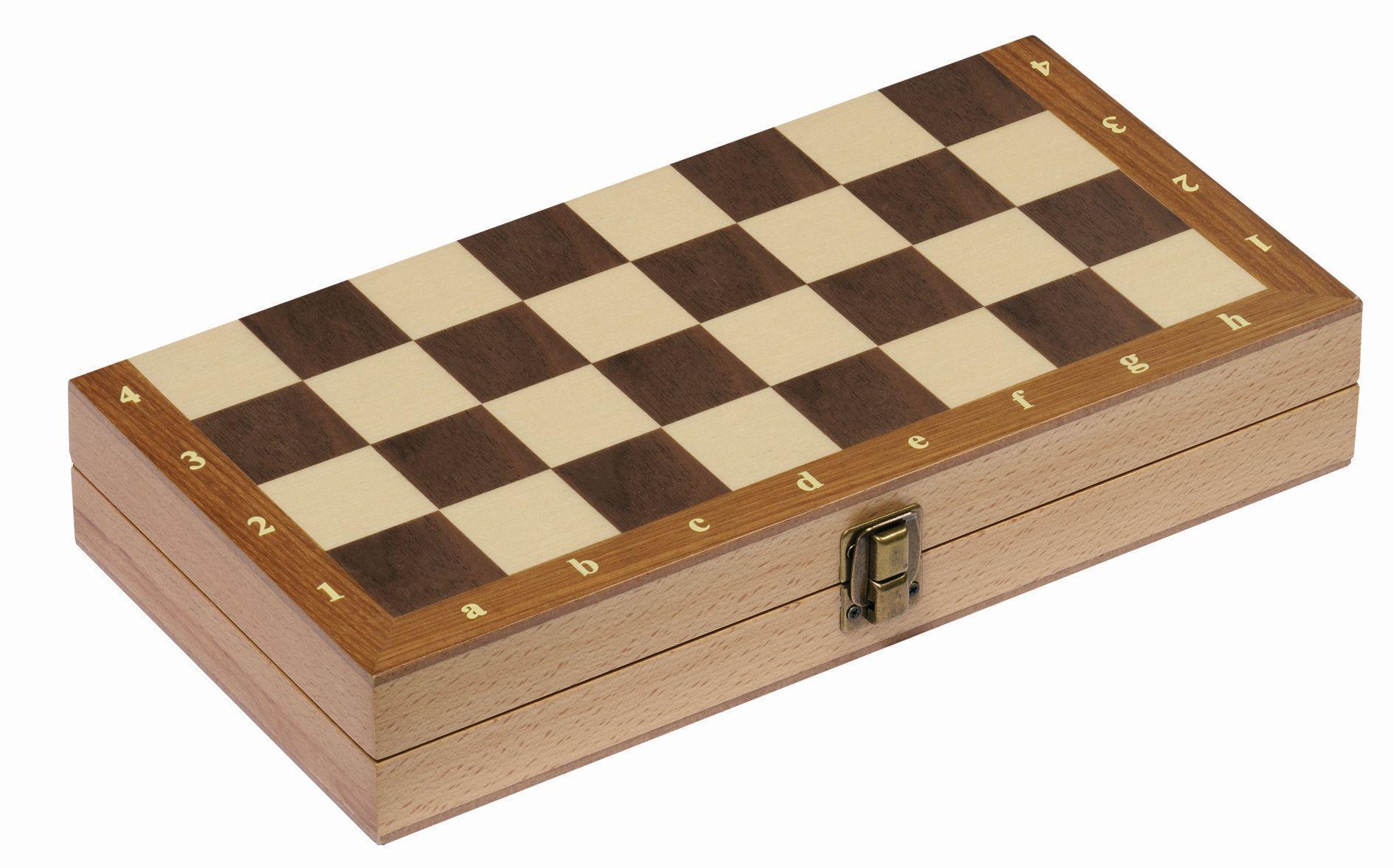 Schachspiel in Holzklappkassette 2