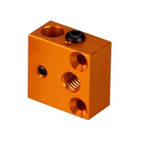 SSIMOO CR10 Assembled Extruder Heater Block Full Metal Hotend Kit oder CR10 CR10S for Ender3 1,75 mm 0,4 mm Düsenheizblock 3D-Druck (Color : Heated Block)