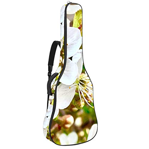 Gitarrentasche mit Reißverschluss, wasserdicht, weich, für Bassgitarre, Akustik- und klassische Folk-Gitarre, Bloom Sakura