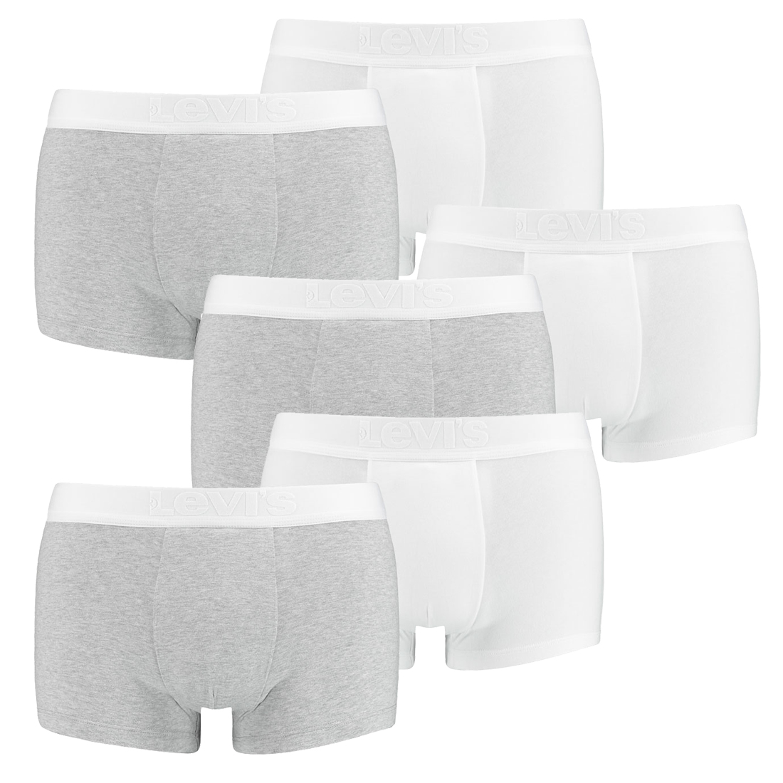 6er Pack Levis Herren Premium Trunk Boxer Shorts Unterhose Pant Unterwäsche