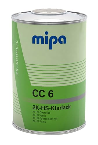 MIPA CC6 2K HS Klarlack mit UV-Filter VOC-Klarlack vorverdünnt, 1 Ltr.