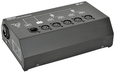 DMX-D4 – 4-Wege-DMX-Booster/Distributor.