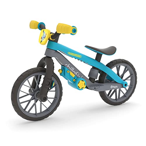 BMXie Moto - 12" Balance Trainer with real ‘vroom vroom’ Motor Sounds as You Ride Blue