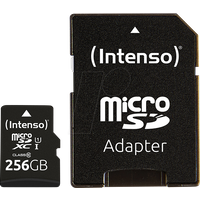 Intenso International Intenso 256GB microSDHC UHS-I Performance
