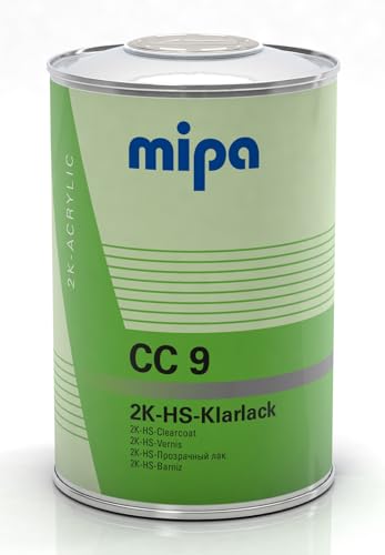 MIPA 2K-HS-Klarlack CC 9 schnelltrocknend Hochglanz Autolack Lack 1 Liter