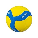 MIKASA Unisex - Erwachsene VS170W-Y-BL Volleyball, blau, 5