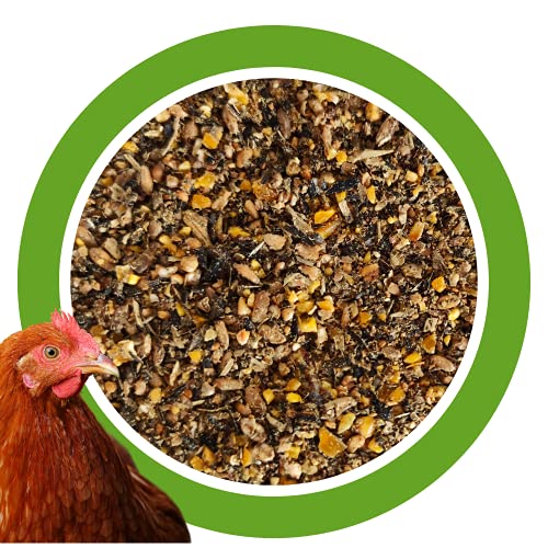 25 kg Premium Legemehl Plus mit Oregano gegen Milben - Geflügelfutter für Hühner, Gänse, Enten