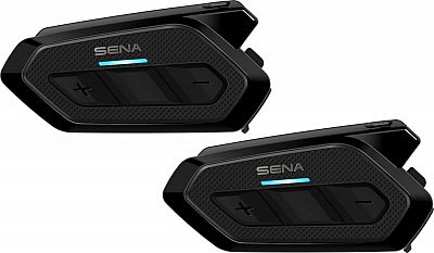Sena Motorrad-Kommunikationssystem Spider RT1 mit niedrigem Profil für Erwachsene, Doppelpack, Schwarz, 2 Stück