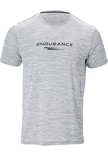 Endurance Herren Funktionsshirt Portofino mit Quick-Dry-Technologie 1038 Mid Grey Melange, 3XL