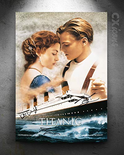 Titanic – Kate Winslet & Leonardo Dicaprio Fotodruck, vorsigniert, groß 45,7 x 30,5 cm