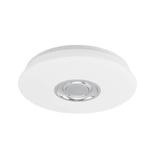 Lindby LED Deckenleuchte 'Elpida' dimmbar mit Fernbedienung (Modern) in Weiß u.a. für Wohnzimmer & Esszimmer (1 flammig, inkl. Leuchtmittel) - Lampe, LED-Deckenlampe, Deckenlampe