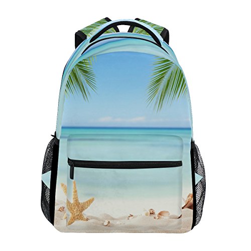 TropicalLife Rucksack mit Meeres- und Strandmotiven