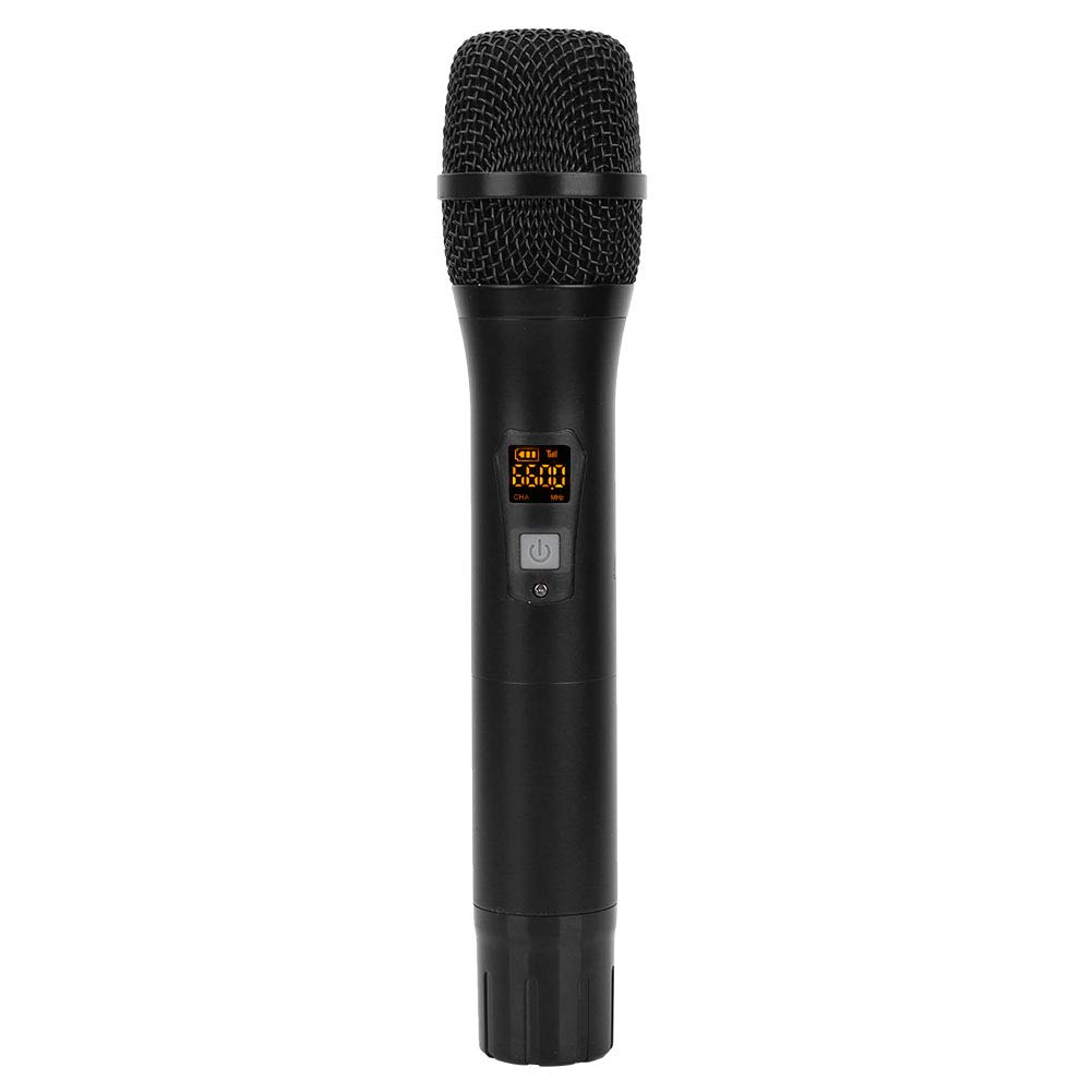 Wireless-Mikrofon, UHF 500-980 MHz, tragbares Mikrofon mit Mini-USB-Empfänger, Plug-and-Use, 50 m Reichweite, für Karaoke, DJ, Party, Kirche