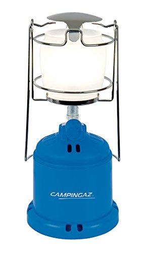 Campingaz 2000010189 Gaslampe Camping 206, blau, Gr. L, 12 x 12 x 26 cm