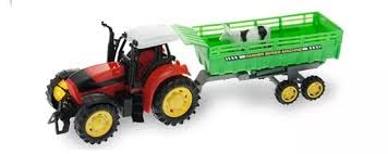 Teorema 3.TE63814 Traktor mit Anhänger, Mehrfarbig